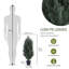 Ensemble de pin artificiel vert pour la décoration intérieure et extérieure, plantes de simulations en plastique réalistes pour tout espace