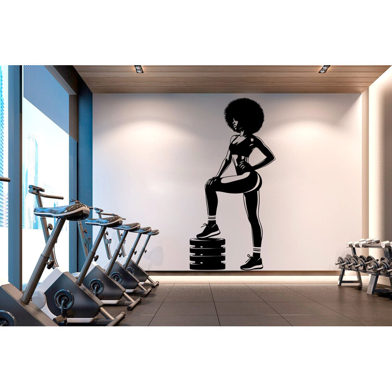 Adhésif décoratif pour salle de gym,  H 18 po x l 35 po
