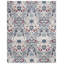 Tapis bleu marine / gris Evart-959895667