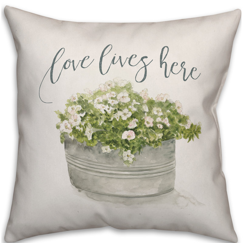 Outdoor Throw Pillow, No Fill