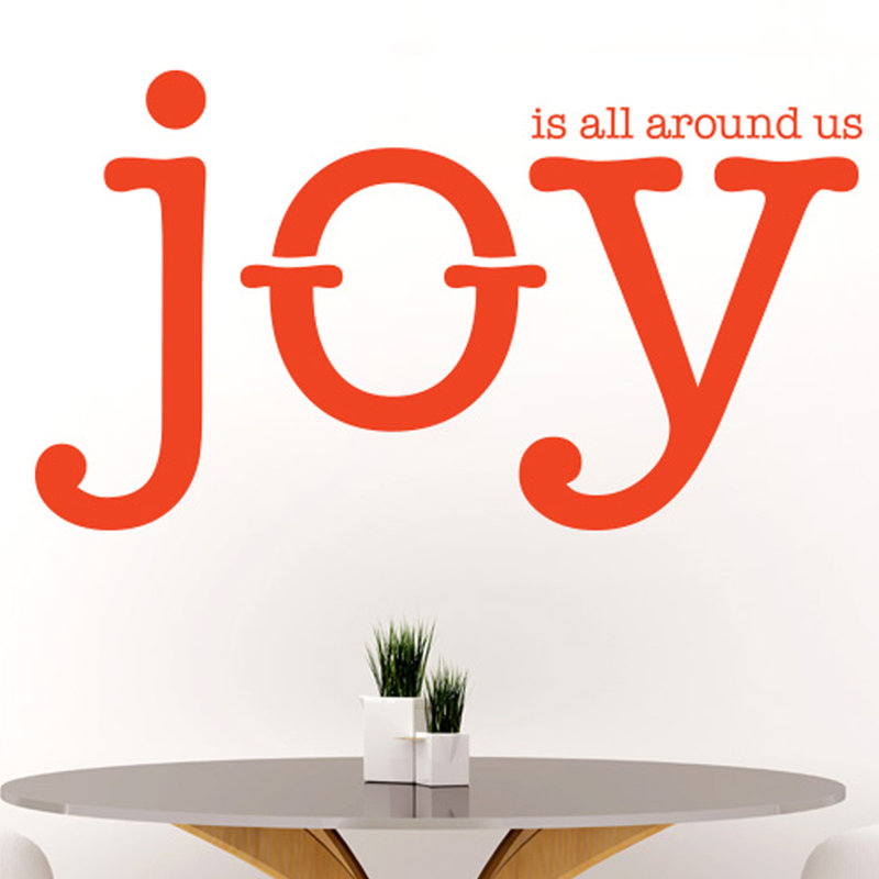 Wall Decal, Medium, Orange