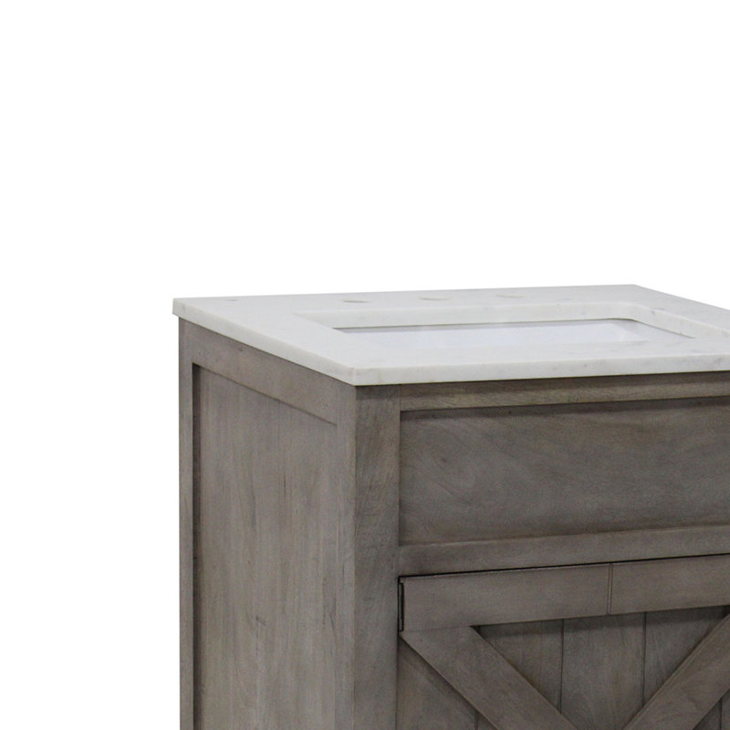 Ensemble de meuble-lavabo simple 24 po Crystable
