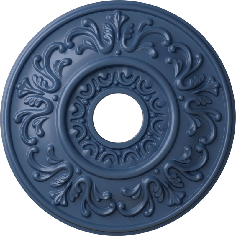 Médaillon de plafond de La Valette de 18 po x P 3 po x P 1 po (convient aux auvents jusqu'à 3 1/2 po), Americana