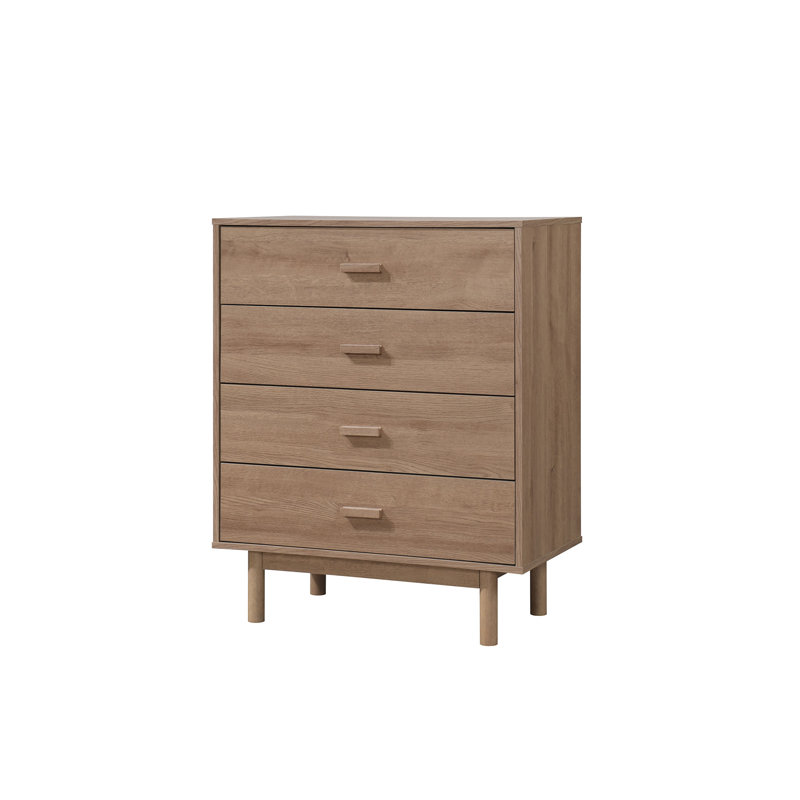 Artemis 80 cm W Chest of 4 Drawers, Oak