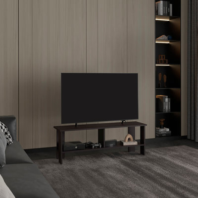 Tv Stand With Two Shelves, For Living Room, Bedroom, Entertainment