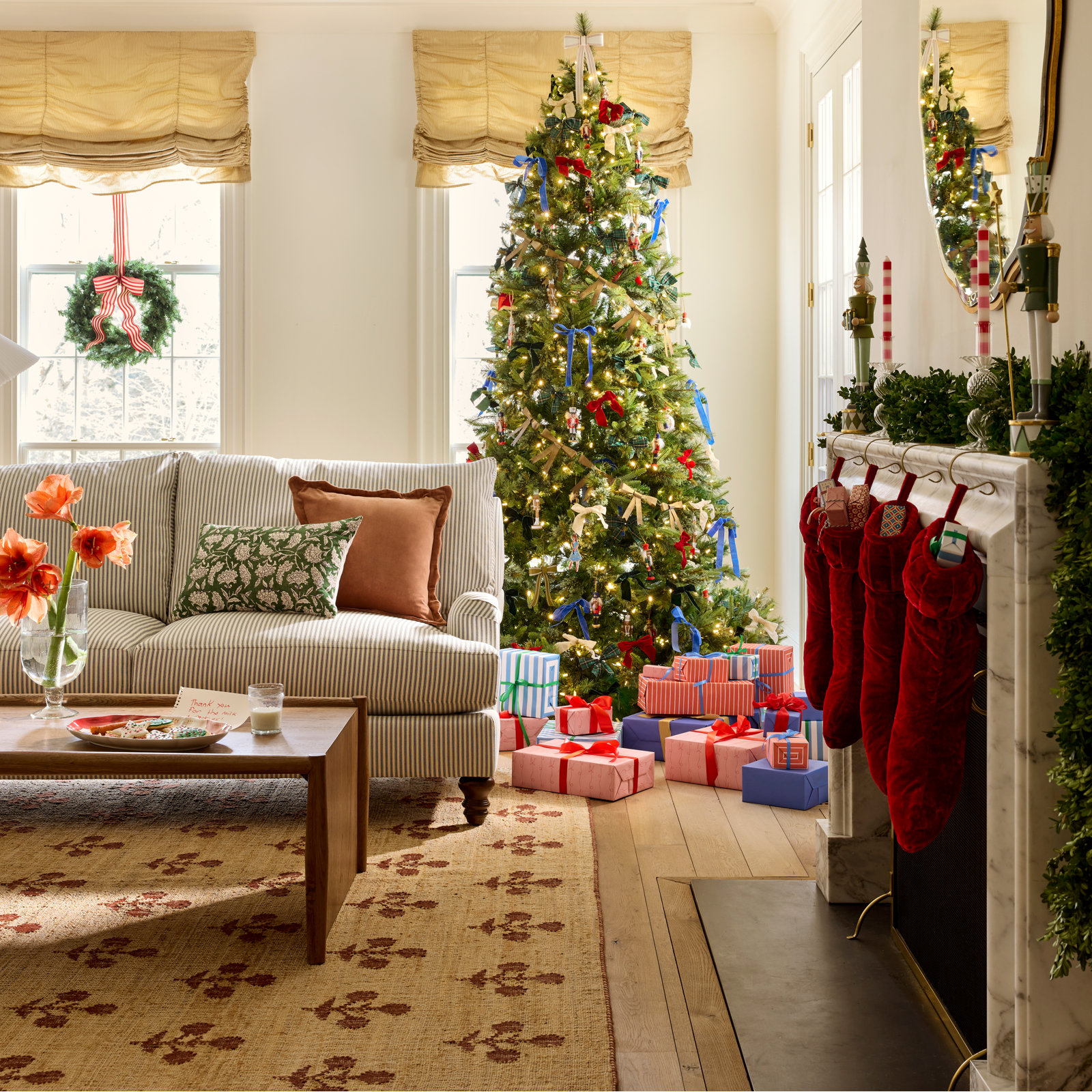 Cashmere Pine Potted 15' Pre-Lit Pine Tree, 8.5' H, Unlit
