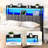 Full Upholstered Headboard - Integrated Storage Shelf & Led Strip Light & Dual Outlets - Perfectly Compatible With Adjustable Beds -444906286