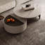 Table basse escamotable de style crème