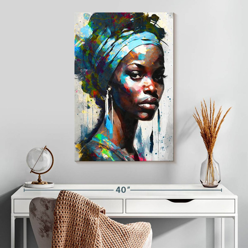 Leisha Alluring African, 30" H x 20" W