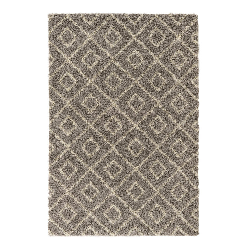 Azbill Geometric Indoor Rug, Rectangle 6' x 9'