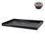Base de douche en acrylique noir lustré avec drain central, drain ABS de 60 po x 36 po Streamline NT-2144-60BL-CR