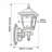 Valerius 1-Light Outdoor Armed Sconce