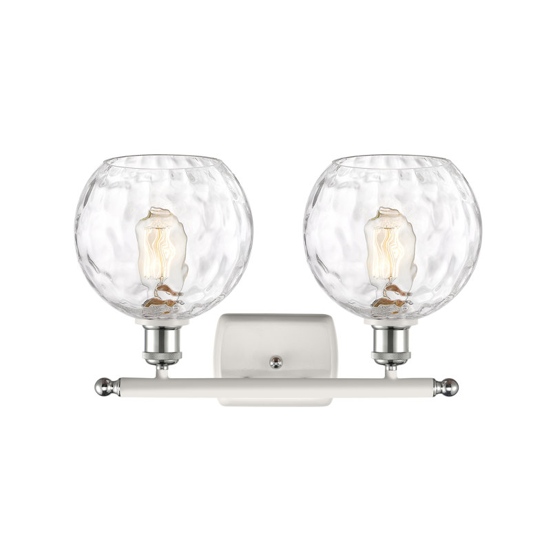 Cindi 2 - Light Vanity Light, No Bulb Included, White Polished Chrome