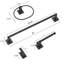 Ensemble de quincaillerie de salle de bain 4 pièces GlideRite Avalon - 9018-Kit-SQ-98379527
