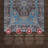 Emanuel Traditional Machine Woven Flatweave Blue and Navy Area Rug with Non Skid Backing-1963223853