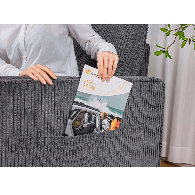Versatile 3-Seater Sofa with Comfortable Padding and Space-Saving Design for Various Settings