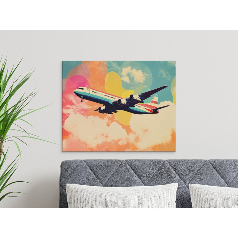 Poisson Wrapped Canvas Print Set, 24x18