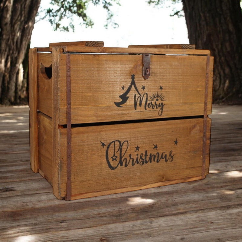 Anatilde Handmade Wooden Decorative Box, Brown