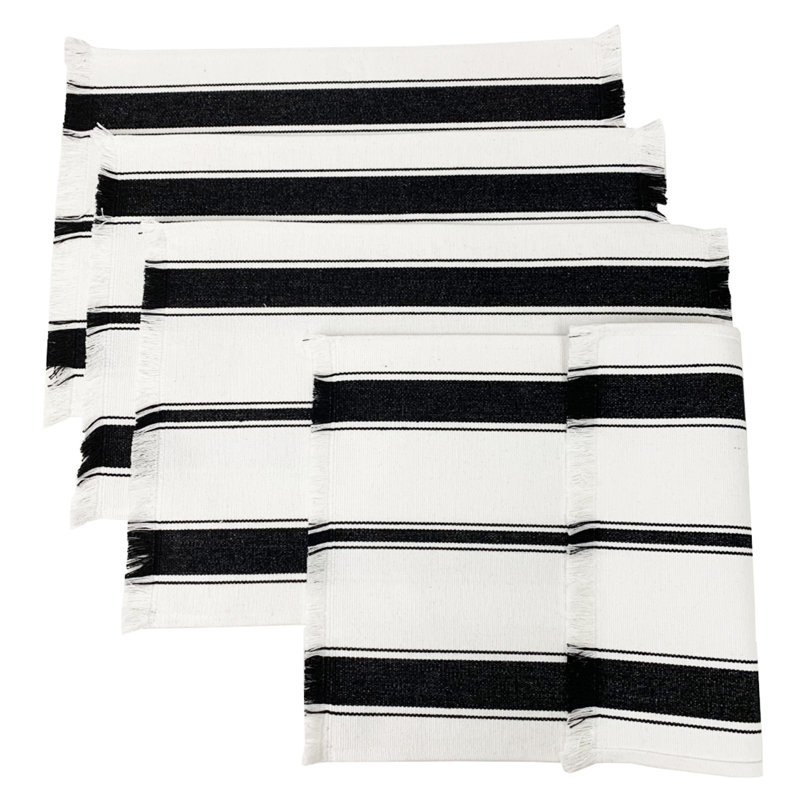 Napperon 19 ", Noir / blanc