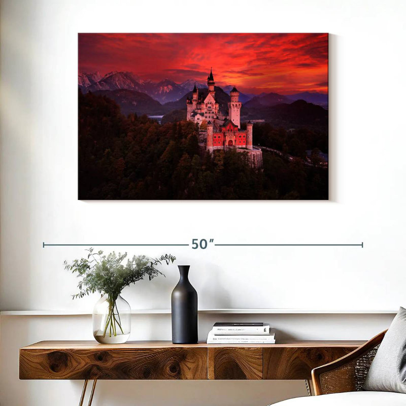 Château Lilie Neuschwanstein, H 26 po x l 39 po
