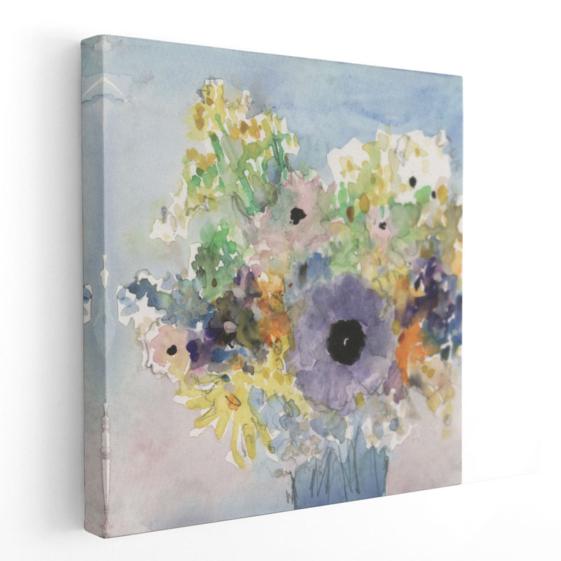 Everything Floral II - Canvas Print Wall Art, 40" H x 40" W