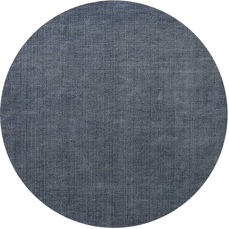 Tapis noir Eton, Rond 7 pi