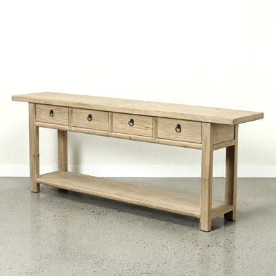 91'' Solid Wood Console Table