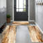 Tapis de cuisine 20 po x 32 po + 20 po x 48 po + 20 po x 59 po Tapis de cuisine à motif abstrait antidérapant 3 pièces