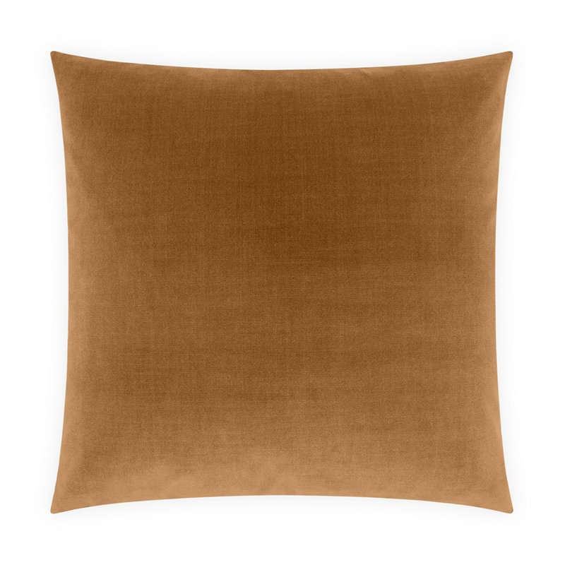 Deveraux Throw Pillow, 22"H x 22"W, Cognac
