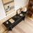 60''Console Table with T-Shaped Legs and Holds up to 120lbs-2075720439
