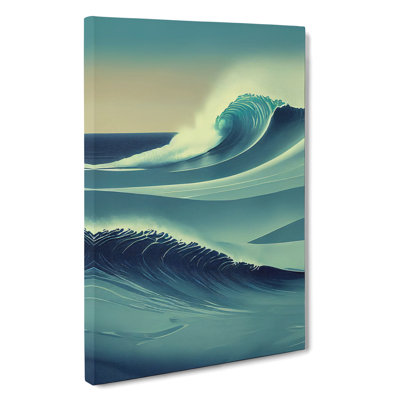 Ocean Wave No.2 - Wrapped Canvas Print