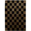 Hand-Knotted High-Quality Green and Black Area Rug