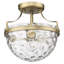 Cannava Glass Semi Flush Mount-2092944506