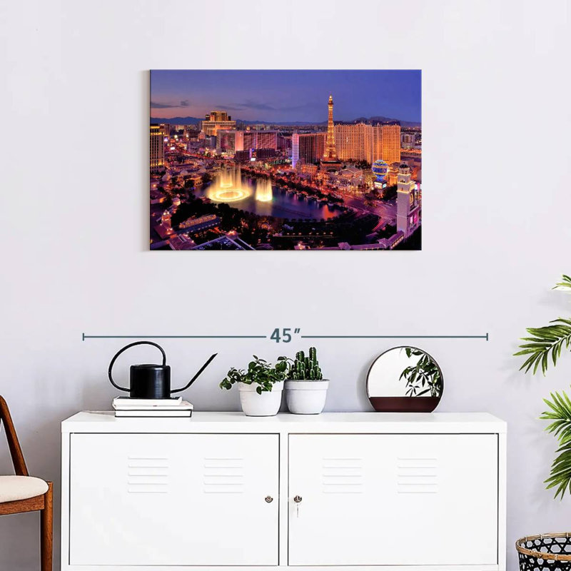 Sirci Las Vegas Night Glow, H 20 po x l 30 po