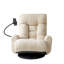 Support ergonomique réglable en beige avec siège rotatif et soutien relaxant pour les jambes de détente à 360 degrés