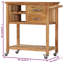 Aristia Solid Wood Kitchen Cart
