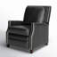 Couture Leather Recliner-1912846019
