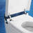 SANOXIS Smart Toilet Bidet Combo, Auto Open/Close Lid, Tankless 1.28 GPF Auto Flush, Heated Seat, Warm Wash & Dry, Intelligent Soft- Close, Blackout Flush, Deodorizer And Remote Control