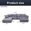 Canapé modulaire convertible convertible en microfibre-2044617769