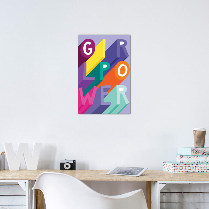«Tween Dreamin I» par Richelle Garn - impression d'art graphique, H 60 po x l 40po x P 1,5 po, Toile tendue, Pas de tapis