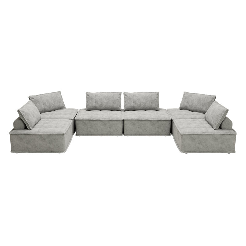 Canapé modulaire 6 pièces Chauna