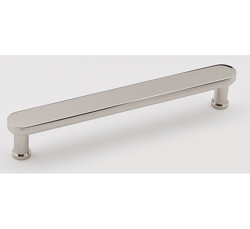Poignée barre 6 po Moderne, Nickel poli, 6"