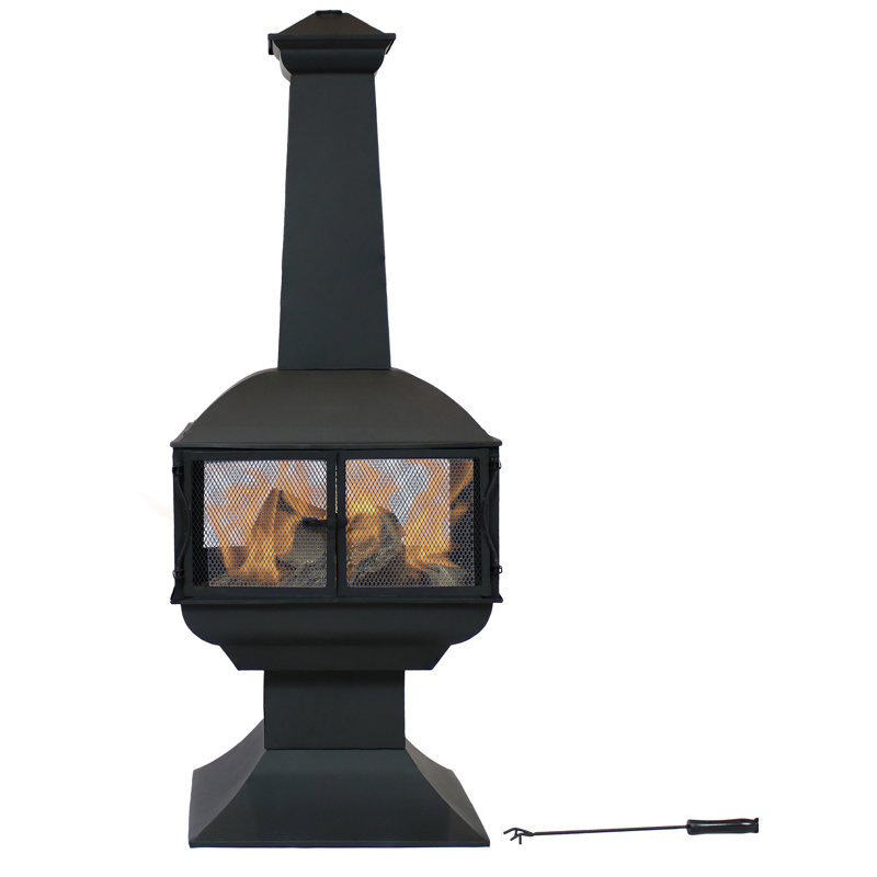 Fairburn  Steel Wood Burning Chiminea