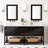 72" Robertson Double Bathroom Vanity Set with Oval Undermount Sinks-75247113-75247116-75247115