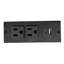 Table de chevet 2 tiroirs Boyd Sleep Pesaro Modern avec station de charge USB et prises de courant, Pesaro-1856781953