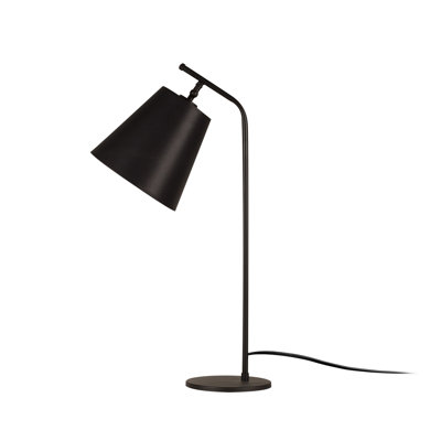 Lampe de bureau noire 26,38 po Parish