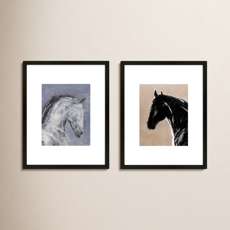 Spirit & Essence Painting by Ivo Stoyanov, 25" H x 40" W, Black Framed Paper