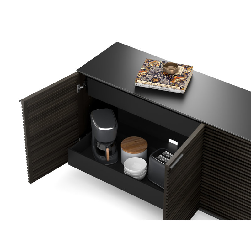 Corridor 79.25'' W Sideboard, Charcoal/Stained Ash