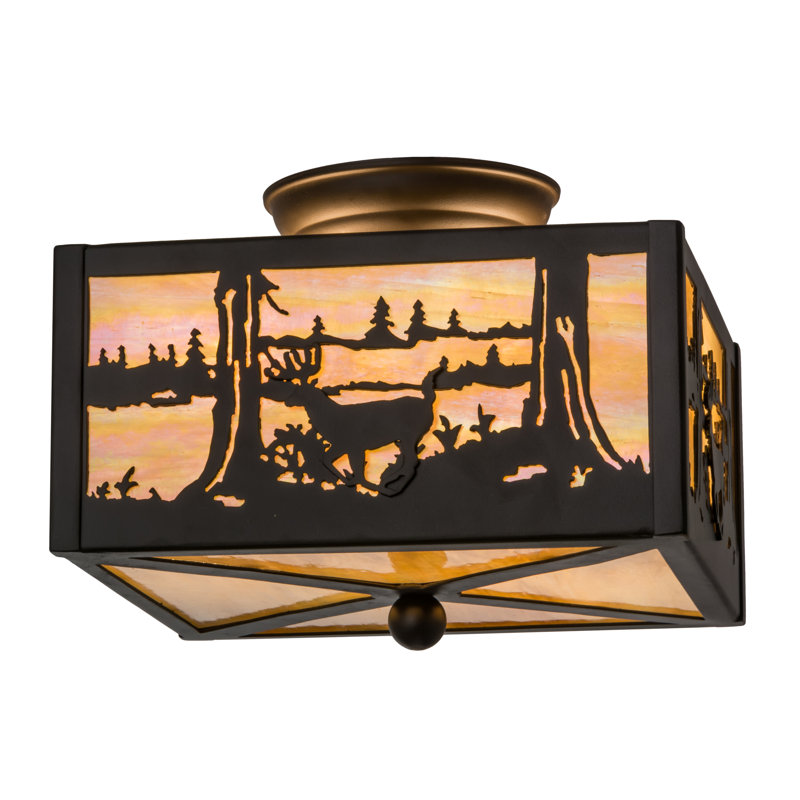 Rustic Lodge 2 - Light Flush Mount