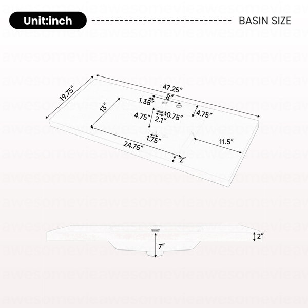 Dimensions du produit